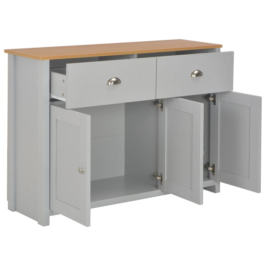 Dressoir Grijs 112 x 35 x 81 cm