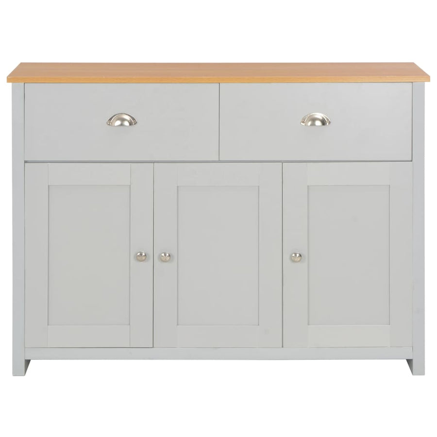Dressoir Grijs 112 x 35 x 81 cm