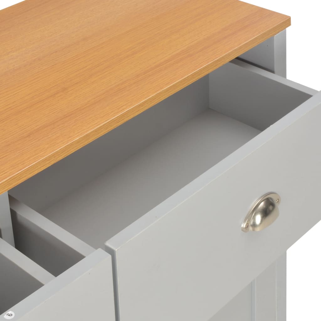 Dressoir Grijs 112 x 35 x 81 cm