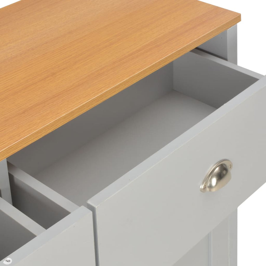 Dressoir Grijs 112 x 35 x 81 cm