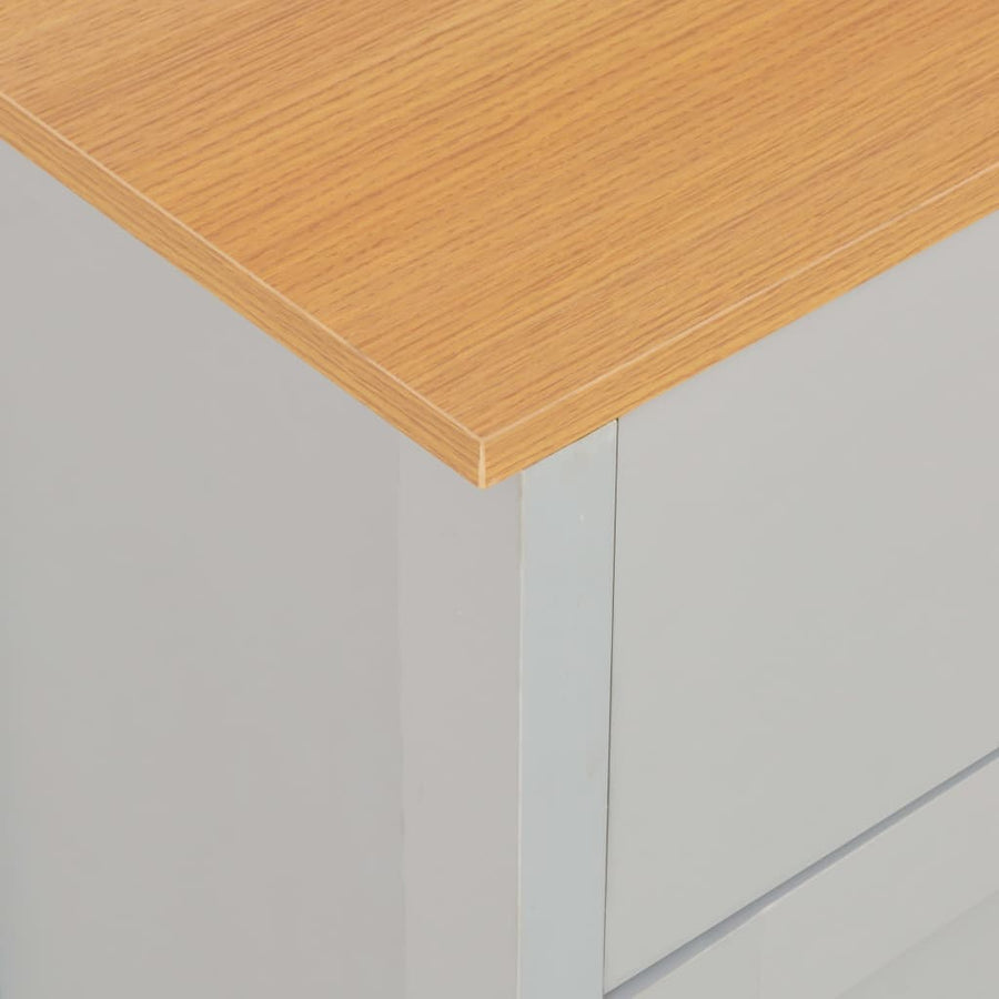 Dressoir Grijs 112 x 35 x 81 cm