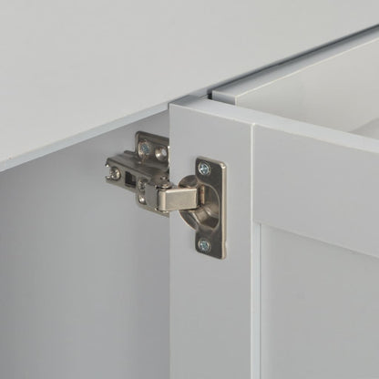 Dressoir Grijs 112 x 35 x 81 cm