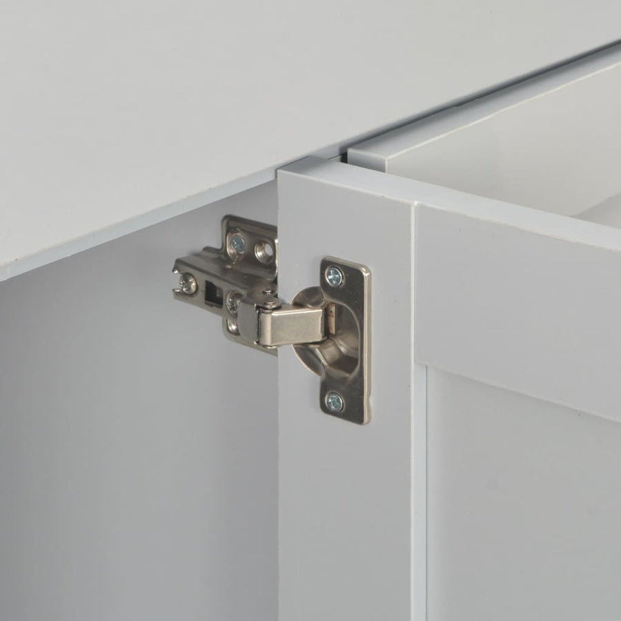 Dressoir Grijs 112 x 35 x 81 cm