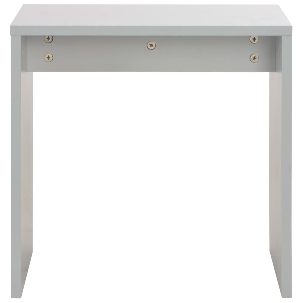 Kaptafel Met Spiegel En Krukje 104X45X131 Cm Grijs
