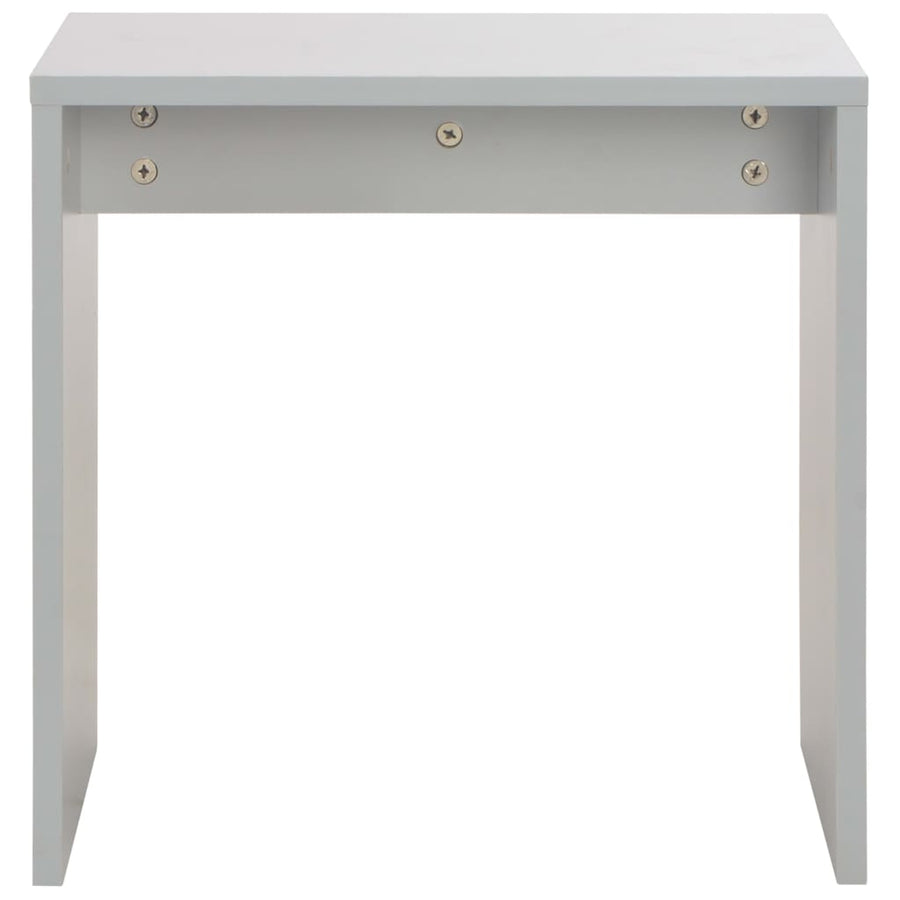 Kaptafel Met Spiegel En Krukje 104X45X131 Cm Grijs