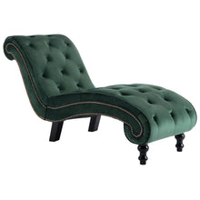 Chaise Longue Fluweel Groen