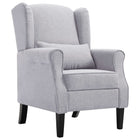 Fauteuil Stof Lichtgrijs