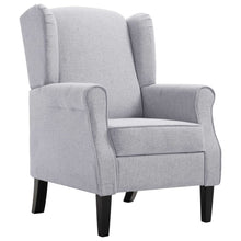 Fauteuil Stof Lichtgrijs