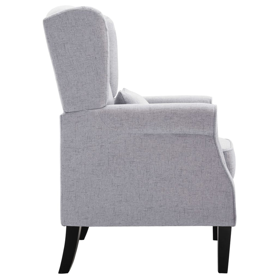 Fauteuil Stof Lichtgrijs