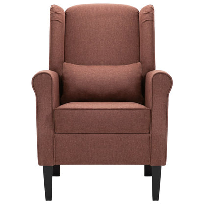 Fauteuil Stof Bruin