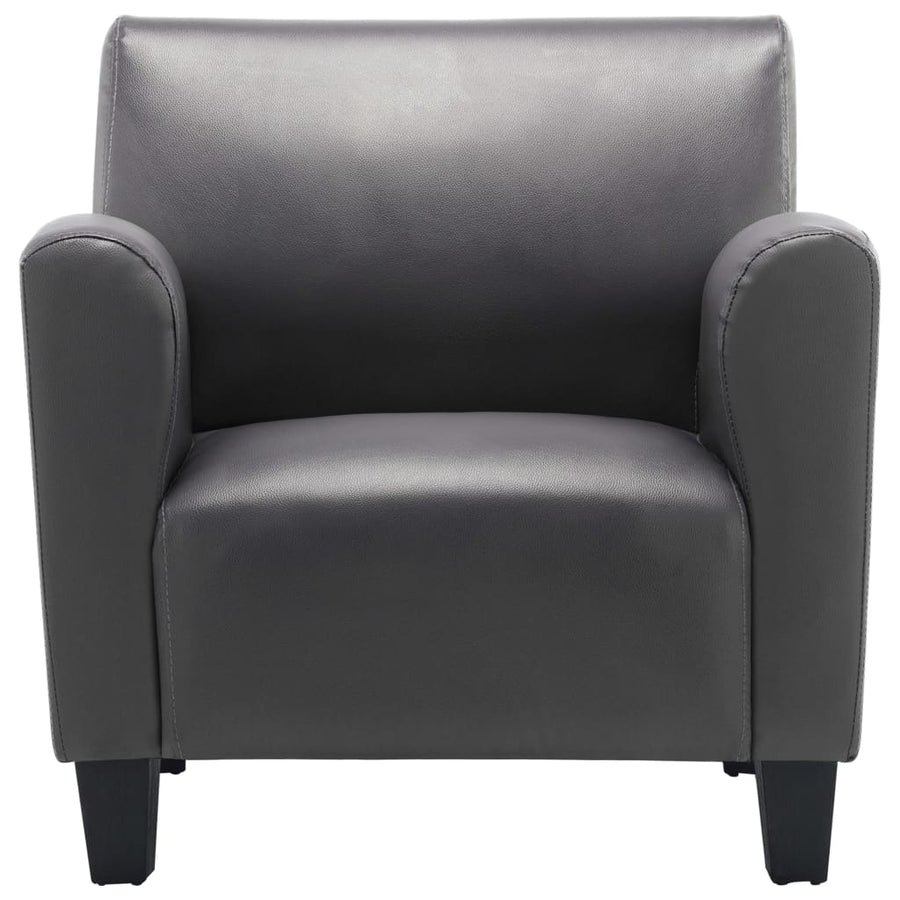Fauteuil Kunstleer Grijs