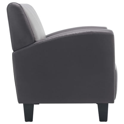 Fauteuil Kunstleer Grijs