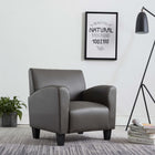 Fauteuil Kunstleer Grijs