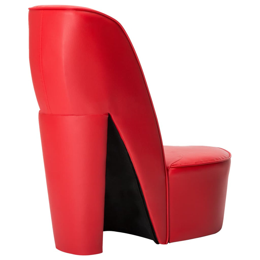 Hakstoel Kunstleer Rood