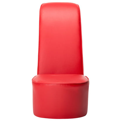 Hakstoel Kunstleer Rood