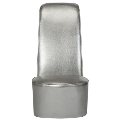 Hakstoel Kunstleer Kleurig Zilver