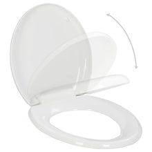 Toiletbril Soft-Close Met Quick-Release Ontwerp 45.5 x 37.5 cm Wit