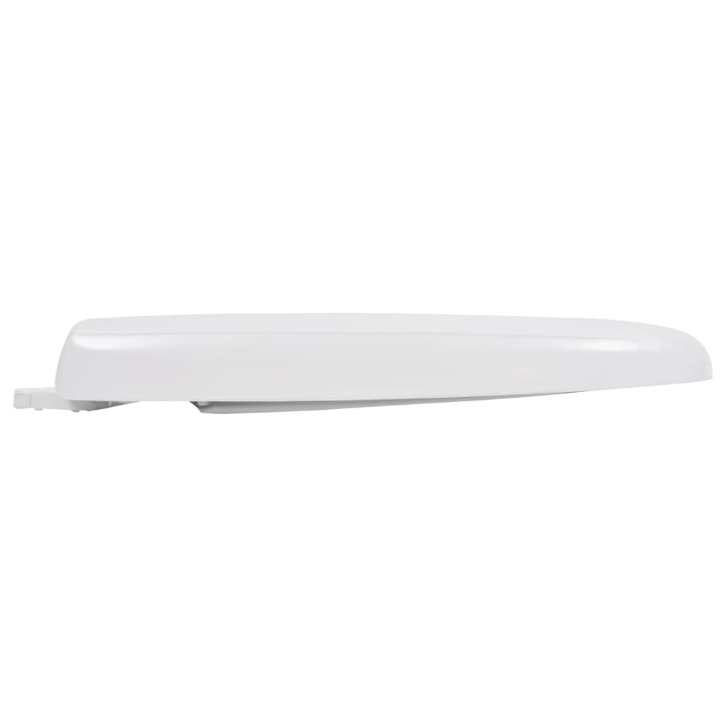 Toiletbril Soft-Close Met Quick-Release Ontwerp 45.5 x 37.5 cm Wit