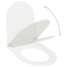 Toiletbril soft-close met quick-release ontwerp wit 46 x 36.5 cm(110 - 170 mm) Wit