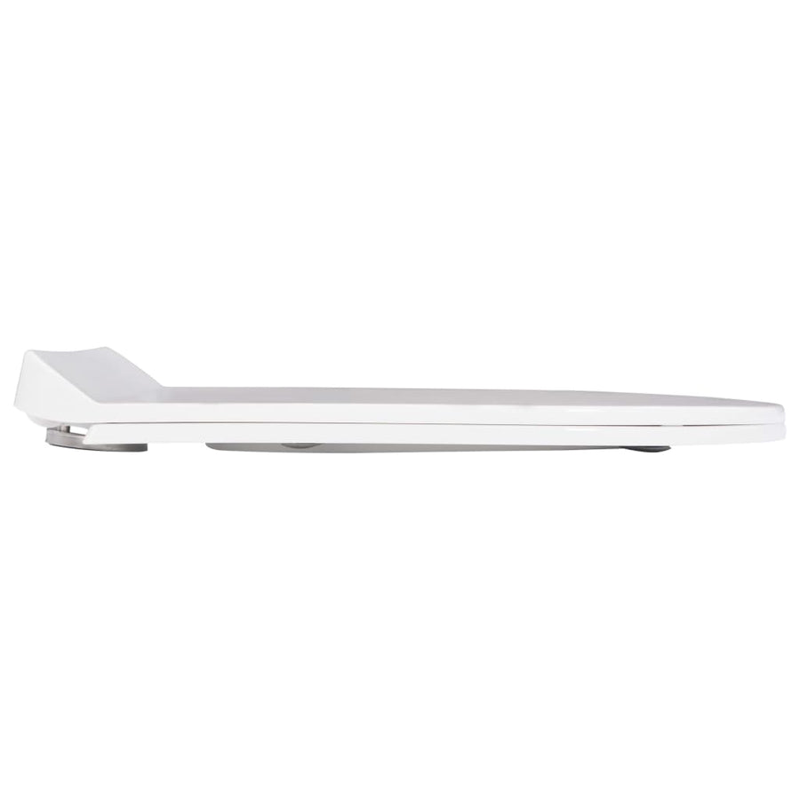 Toiletbril soft-close met quick-release ontwerp wit 46 x 36.5 cm(110 - 170 mm) Wit
