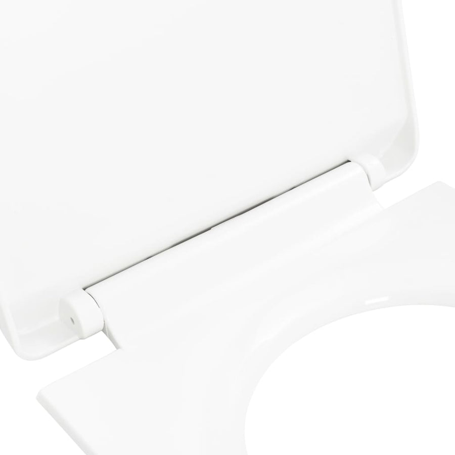 Toiletbril soft-close met quick-release ontwerp wit 46 x 36.5 cm(110 - 170 mm) Wit