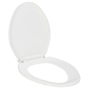 Toiletbril soft-close quick-release wit 47x35 cm