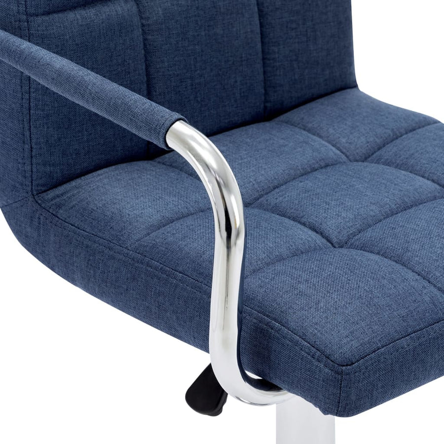 Barstoel stof blauw