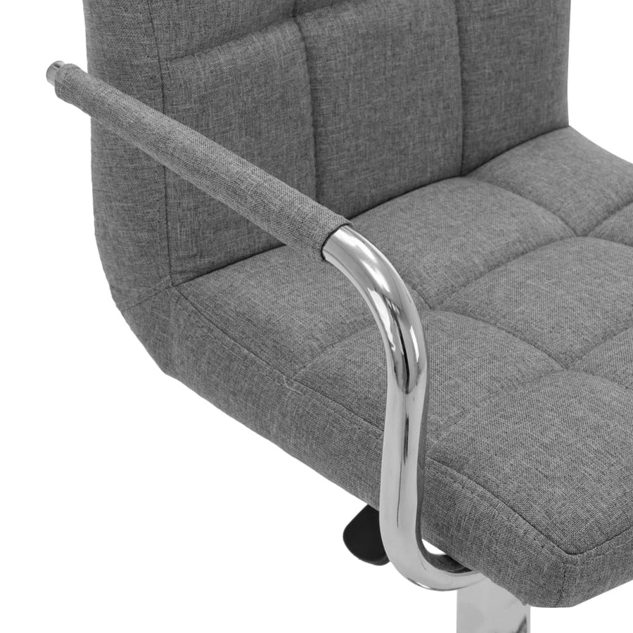 Barstoelen Stof 2 Lichtgrijs