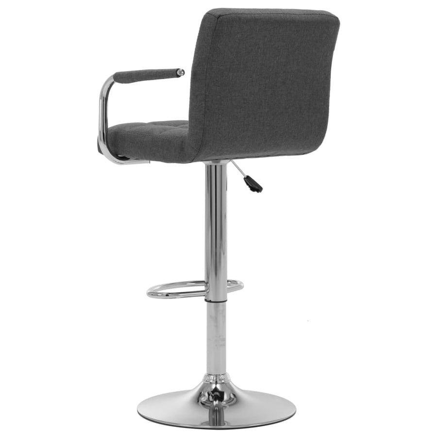 Barstoelen Stof 2 Donkergrijs