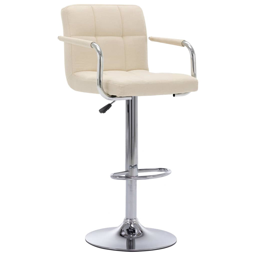 Barstoelen 2 St Stof Crème