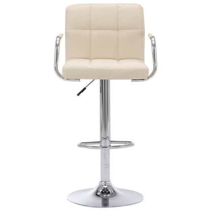 Barstoelen 2 St Stof Crème