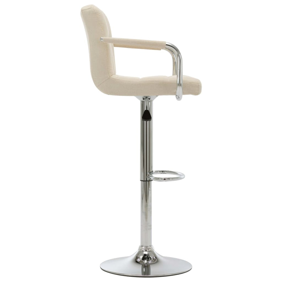 Barstoelen 2 St Stof Crème