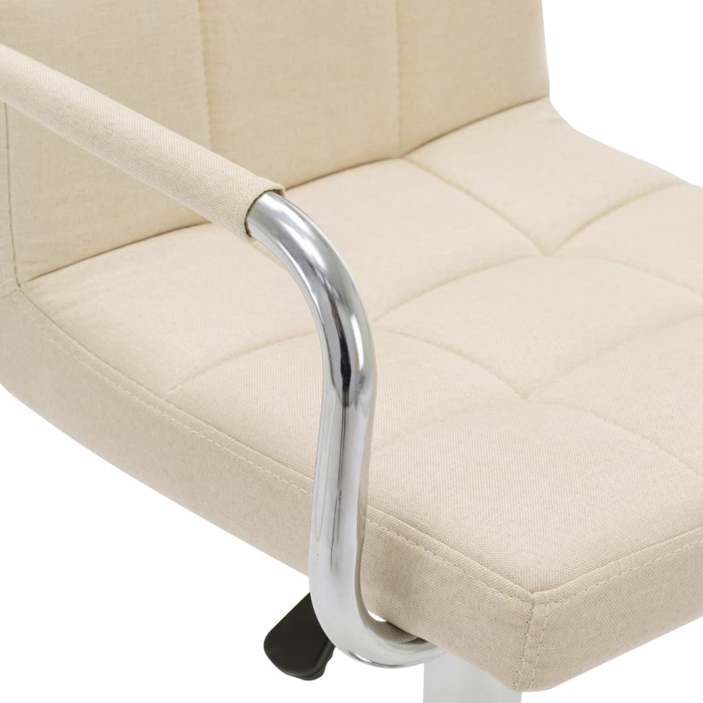 Barstoelen 2 St Stof Crème