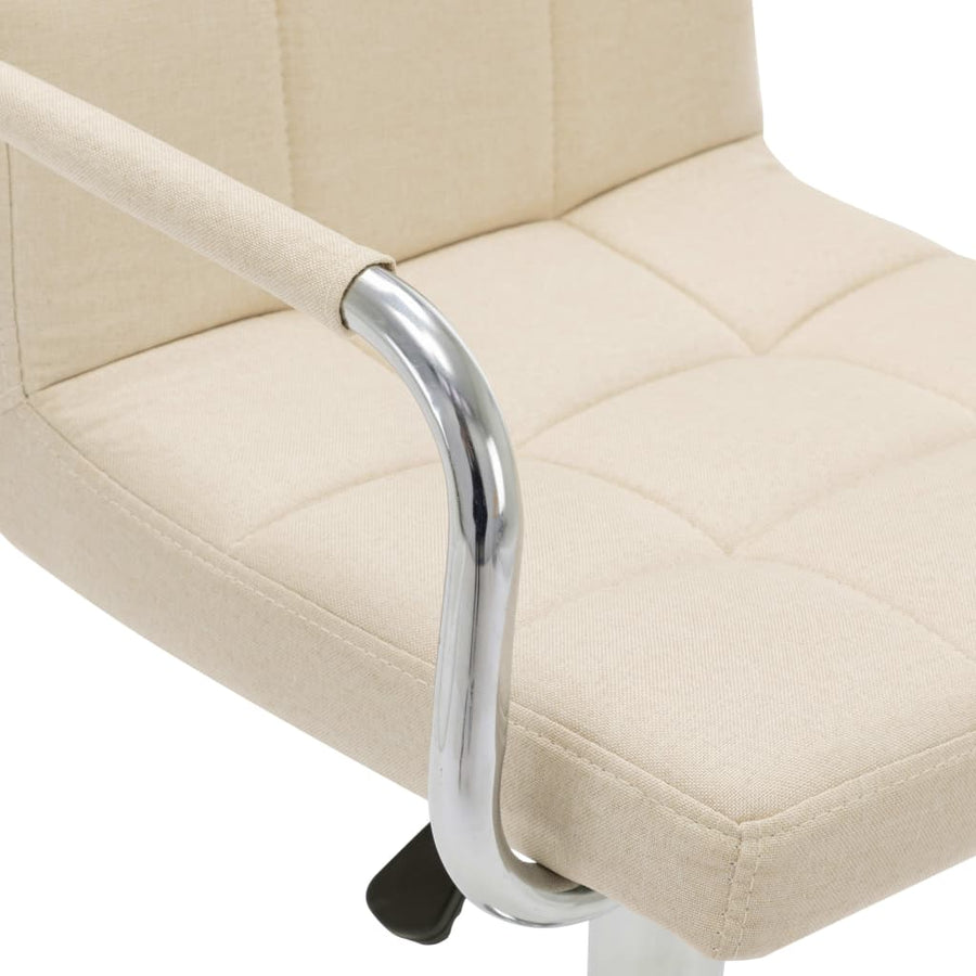 Barstoelen 2 St Stof Crème