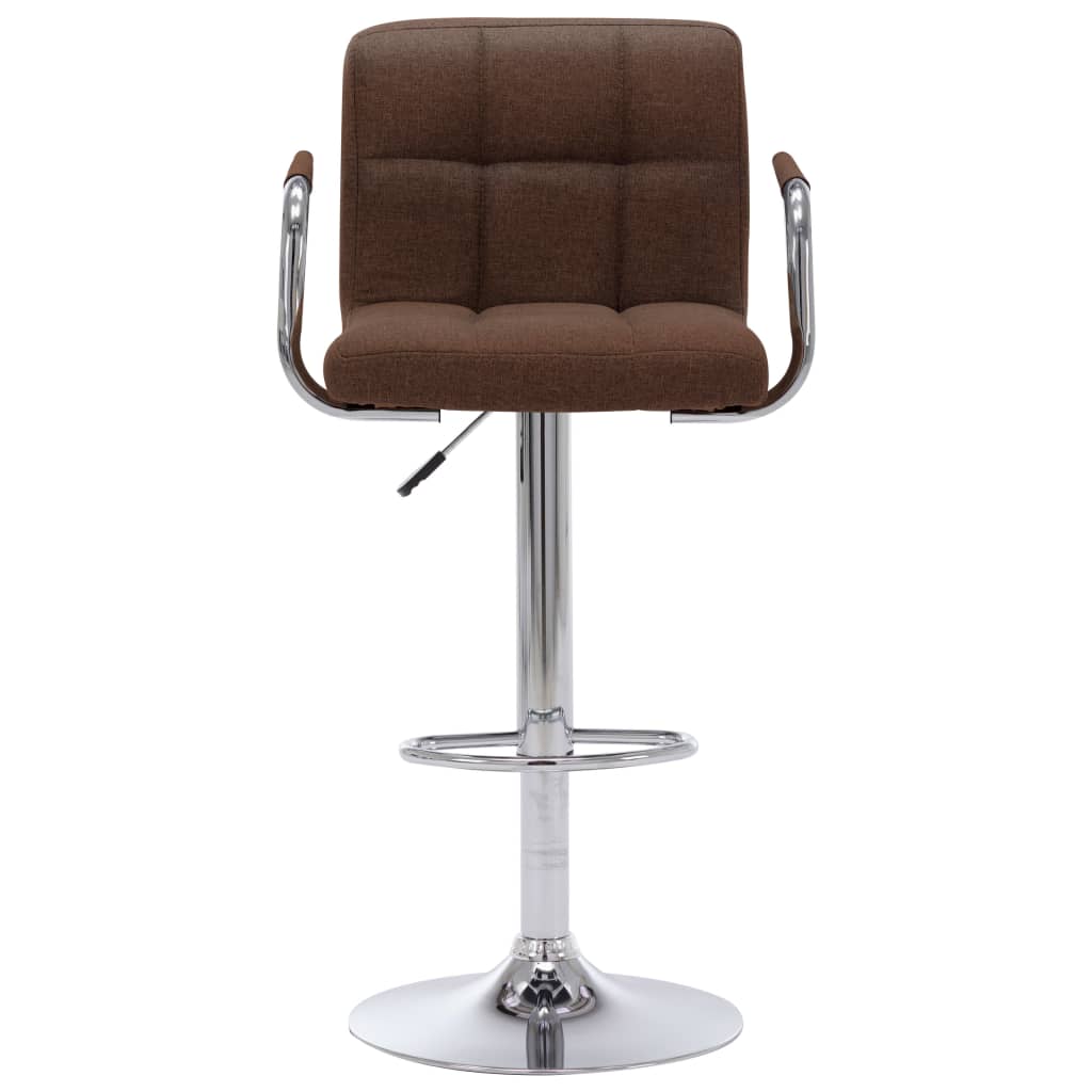 Barstoelen 2 St Stof Bruin