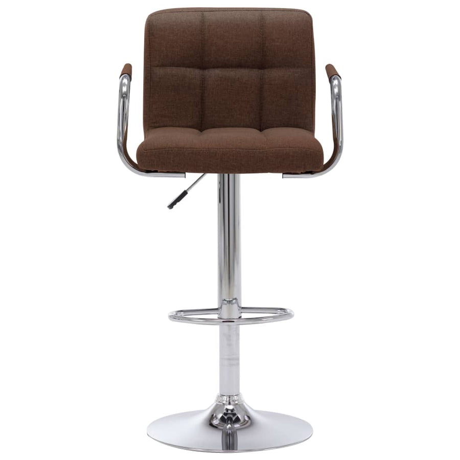 Barstoelen 2 St Stof Bruin