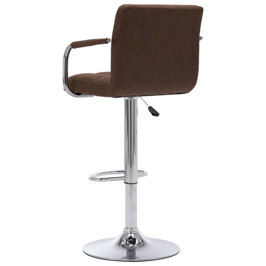 Barstoelen 2 St Stof Bruin