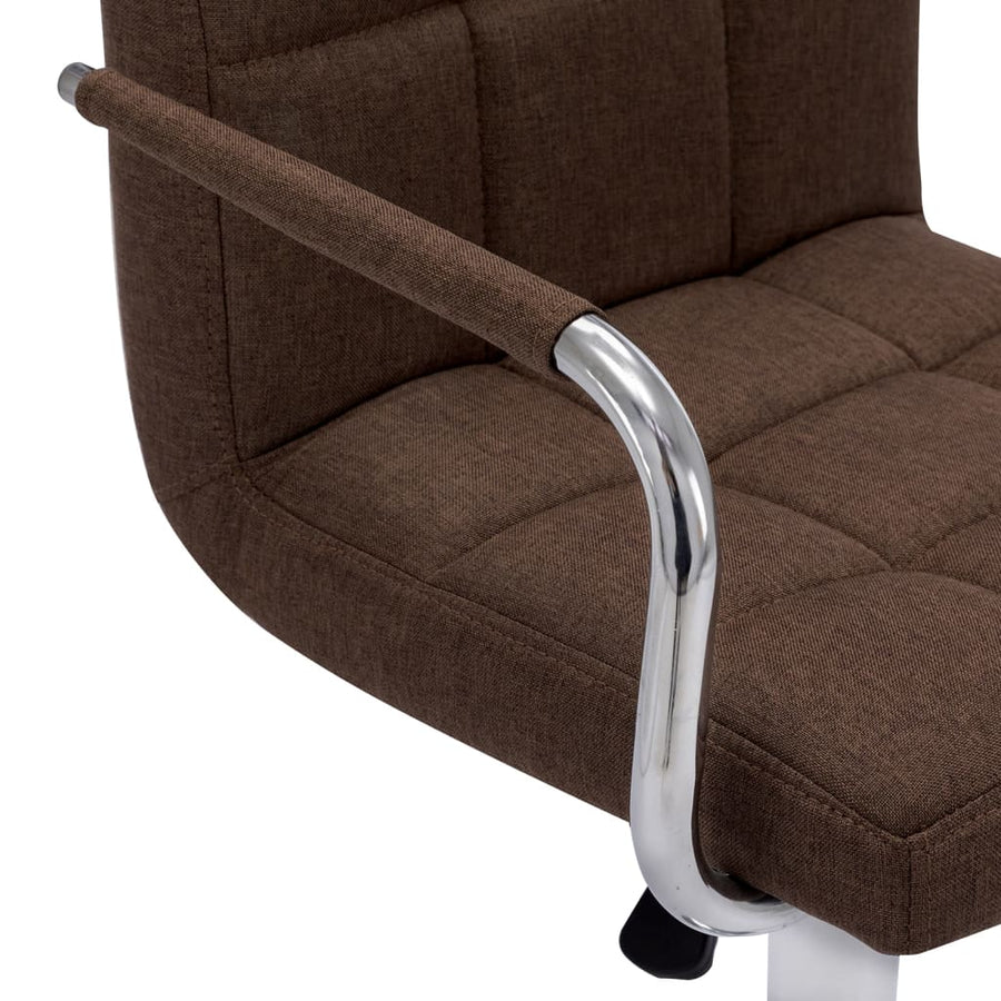 Barstoelen 2 St Stof Bruin