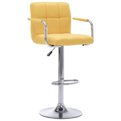 Barstoelen 2 St Stof Geel