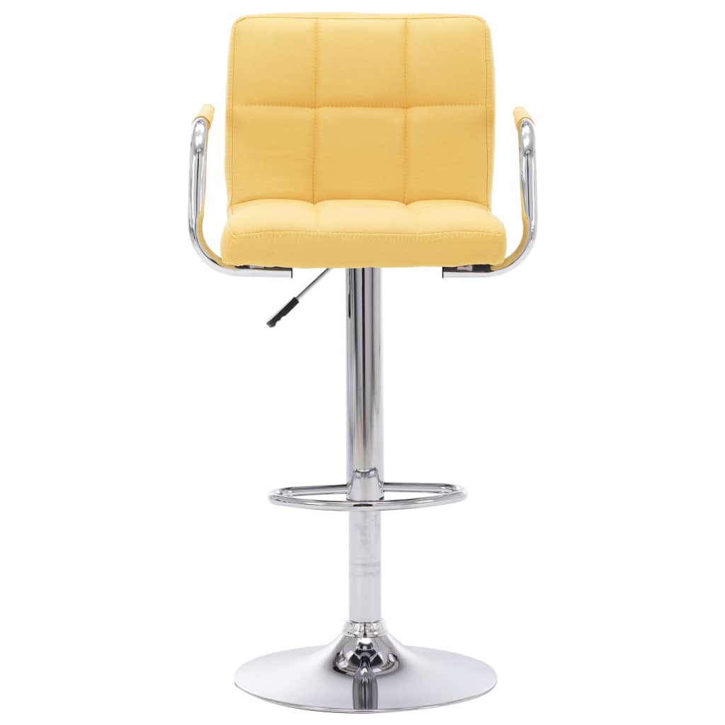 Barstoelen 2 St Stof Geel