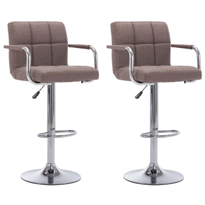 Barstoelen 2 St Stof Taupe