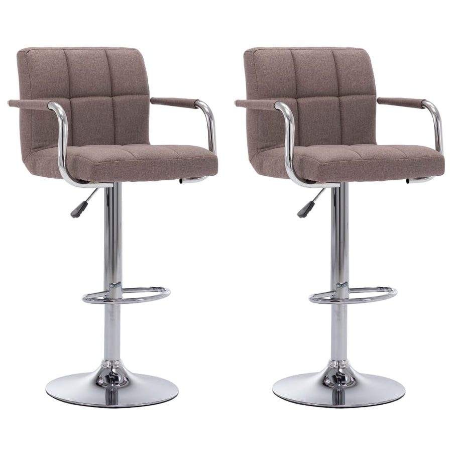 Barstoelen 2 St Stof Taupe