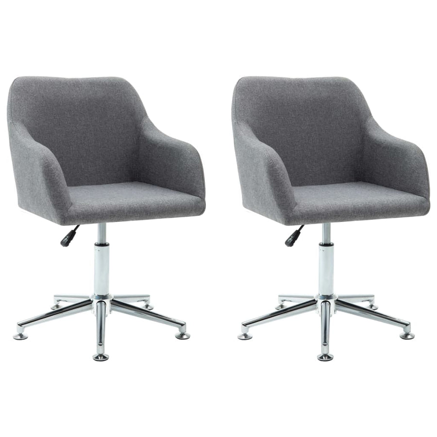Eetkamerstoelen Draaibaar Stof 2