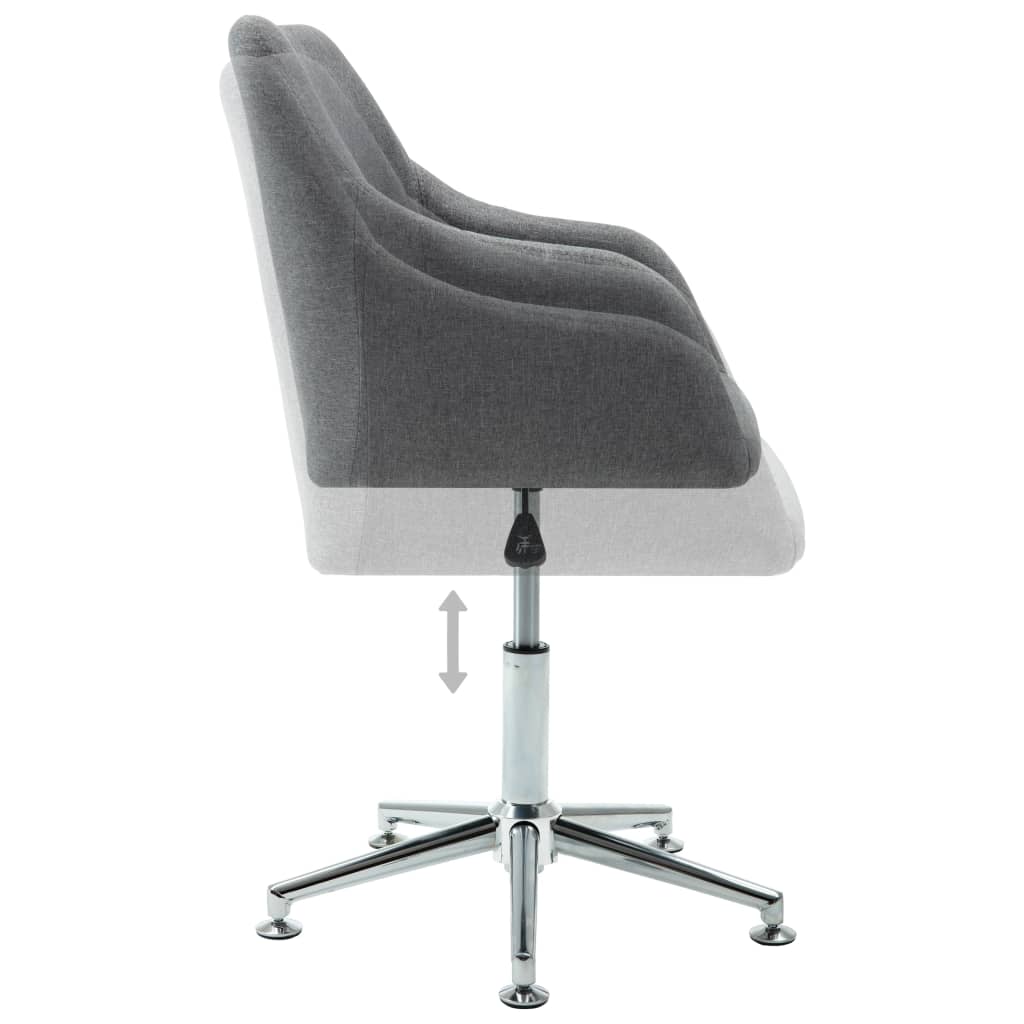 Eetkamerstoelen Draaibaar Stof 2