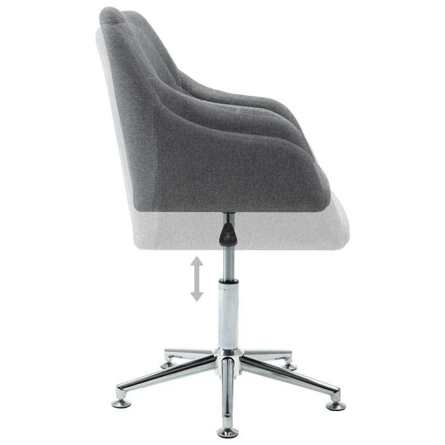 Eetkamerstoelen Draaibaar Stof 2