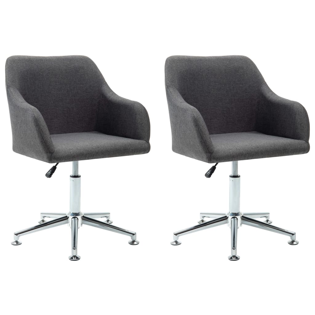 Eetkamerstoelen Draaibaar Stof 2