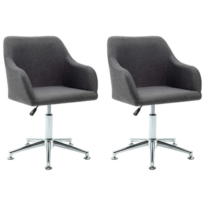 Eetkamerstoelen Draaibaar Stof 2