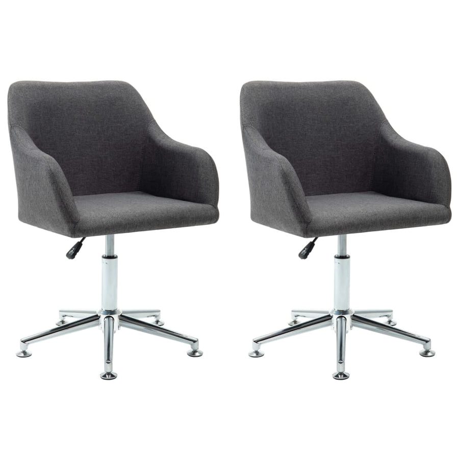 Eetkamerstoelen Draaibaar Stof 2