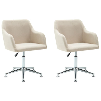 Eetkamerstoelen Draaibaar Stof Kleurig 2
