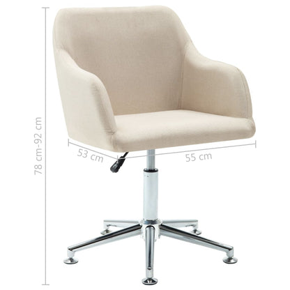 Eetkamerstoelen Draaibaar Stof Kleurig 2